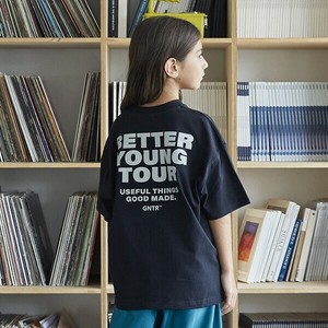 儿童短袖上衣 宽松T-Shirt 后背印花