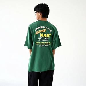 T-shirt Back Print Colorful Big Tee Casual