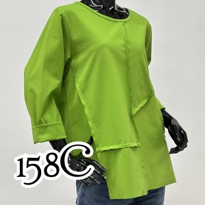 SALE【イタリア製】158C 立体切替えデザイン カットソー