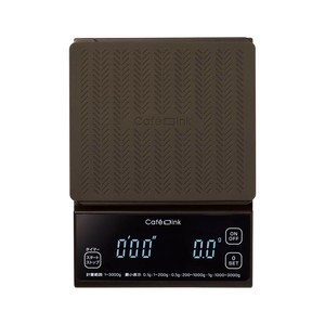 CafeLink カフェリンク 　新型コーヒースケール　ブラウン　ADCS-031BR