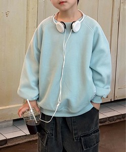 【aimoha-KIDS-】シンプルスウェット 子供 キッズ タグ シンプル 男の子 女の子