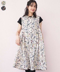 Casual Dress Sleeveless Dress Floral Pattern A-Line Switching [2025 NEW]