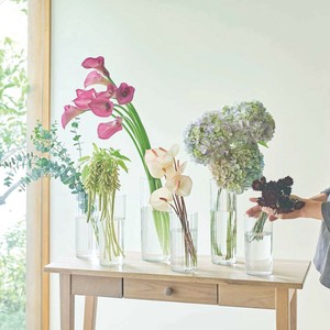 クリアフラワーベース プラスチック 花瓶 軽量