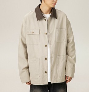 コート レトロ ジャケット 春秋 長袖  無地 ゆったり 快適 メンズ ファッション  BQ6982