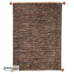 ギャッベ　ペルシャ　イラン　オーガニックウール　絨毯　ラグ　玄関マットL (約60×90cm）G1658　63×85cm
