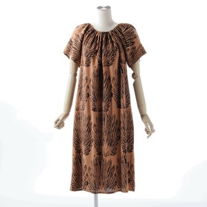 Casual Dress A-Line Leaf