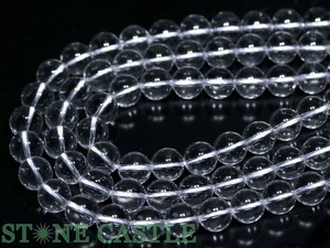【丸ビーズ】人工水晶 (2A) 12mm 【天然石 パワーストーン】