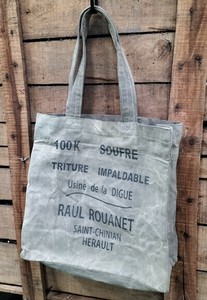 TENT FABRIC TOTE BAG