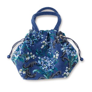 Handbag Design Flower Floral Pattern Drawstring Bag Limited
