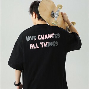 P20652 2025夏季新作 ファッション カジュアル トップス Tシャツ  半袖 メンズ ペアルック