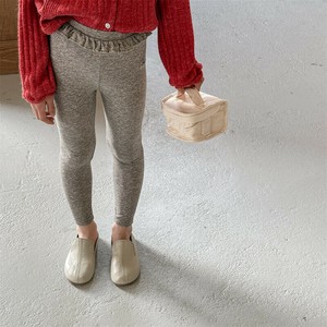 韓国スタイル パンツ 2色6サイズ レギンス 刺繍 お花 フリル