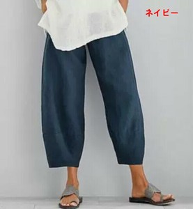 カジュアルパンツ 無地 春夏 ゆったり 快適 レディース ファッション ABQ952