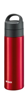 タイガー MKB-T481RB 真空断熱炭酸ボトル 0.48L クリアーレッド