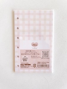 Notebook Pink Yellow Check Refill 30-pcs