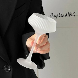 シーズン商品 INSスタイル 砂目立て ハイフットカップ カクテルカップ ワインカップ 気泡水カップ
