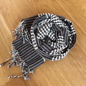 カンボジア オーガニックコットンクロマー［ボーダーストライプ］
