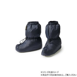 ダウンソックスショート 登山向き チャコールネイビー×ブルー Mサイズ WD040