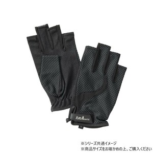 プロモンテ UVケアートレッキンググローブフィンガーレス GB058U 2Sサイズ ブラック