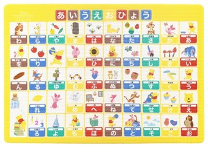 オカトー　お風呂マット　あいうえおひょう　プーさん