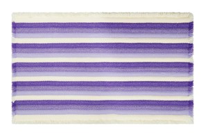 やみつきバスマット　40×60cm パープル