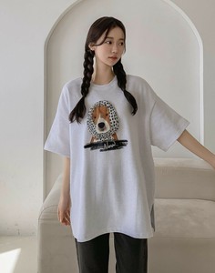 【2025春夏新作】立体ドットドッグモチーフTシャツ