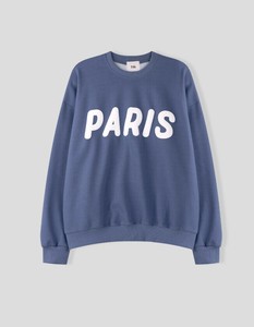 【2025春夏新作】PARIS発泡ロゴトレーナー