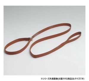 プロ用訓練リード　フラットンケンネルリ-ド　L　茶 030940