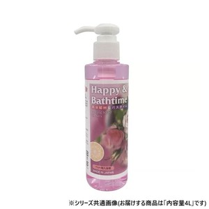 ペット用品　ハッピー&バスタイム　バラの香り4L 021030