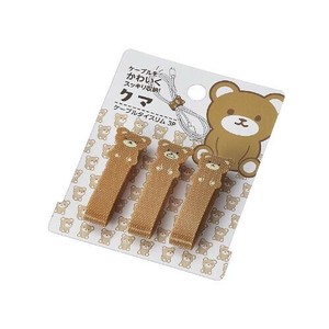 ケーブルタイ スリム 3P（クマ） 1099-188