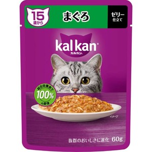 ［マースジャパン］カルカン パウチ 15歳から まぐろ 60g