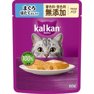 ［マースジャパン］カルカン パウチ やわらかパテ まぐろ ほたてだし入り 着色料・発色剤 無添加 60g