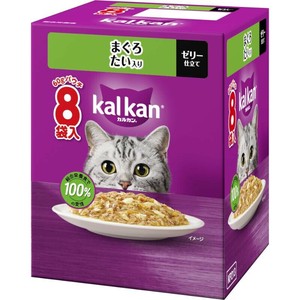 ［マースジャパン］カルカン パウチ まぐろ たい入り 60g×8袋パック
