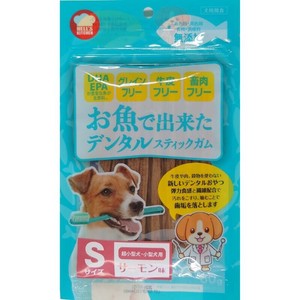 ［F&Bell］お魚で出来たデンタルスティックガム サーモン味 Sサイズ 60g