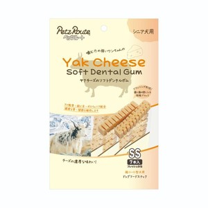 ［ペッツルート］ヤクチーズのソフトデンタルガム SS シニア犬用 7本