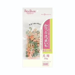 ［ペッツルート］かりっとさつまいも野菜ミックス 70g