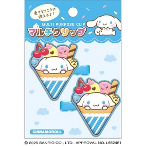 ■2025SS　新作■　サンリオキャラクターズ　スイーツデコマルチクリップ　シナモロール