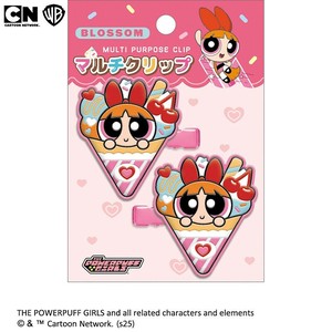 ■2025SS　新作■　The Powerpuff Girls　スイーツデコマルチクリップ　ブロッサム