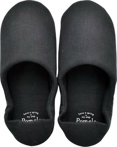 Pomelo 洗えるポータブルスリッパ BLACK A662BK