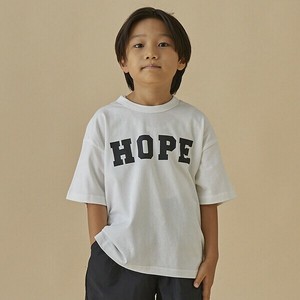 Kids' Short Sleeve T-shirt Back Print T-Shirt Casual 6/10 length