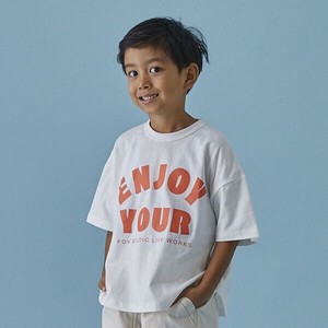 Kids' Short Sleeve T-shirt T-Shirt Casual 6/10 length