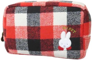 miffy ミッフィー　クラシカルスカーレット 角形ポーチ　化粧ポーチ　小物入れ