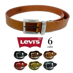 【全6色】 Levi's リーバイス メタルループ リアルレザー ベルト 幅4.0cm Levis 本革 牛革 (15516647)