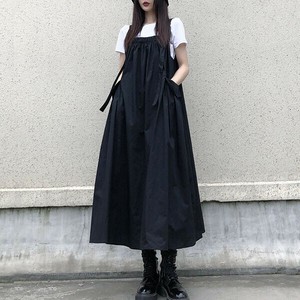 Tシャツ付ノースリーブロングワンピース/セット【新作】