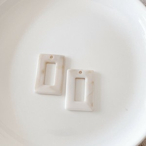 Handicraft Material Beige Square Marble 21 x 31mm