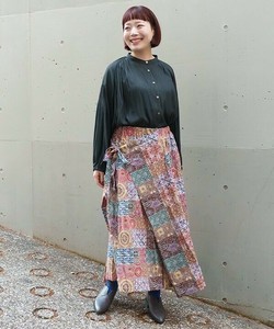 【2025春夏新作】ドビーにタイルみたいSK（大きいサイズ）