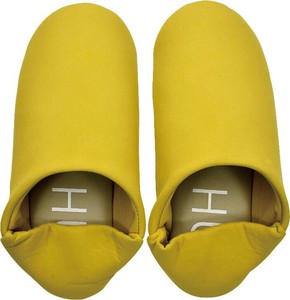 HUG バブーシュスリッパ ポーチ付き YELLOW A565YE