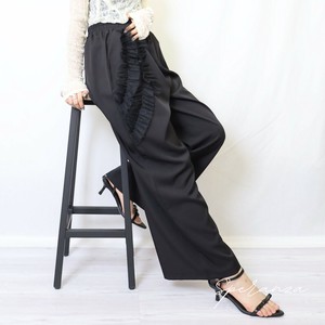 【Web限定価格】フリルワイドパンツ　セットアップ対応