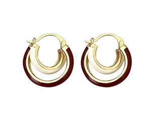 Pierced Earrings Resin Post Design