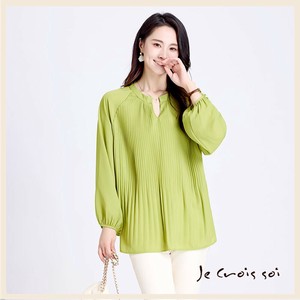 Button Shirt/Blouse Pintucked