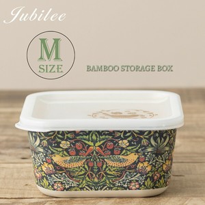 Jubilee バンブーストレージボックス ウィリアムモリス柄 カップ 単品 Mサイズ